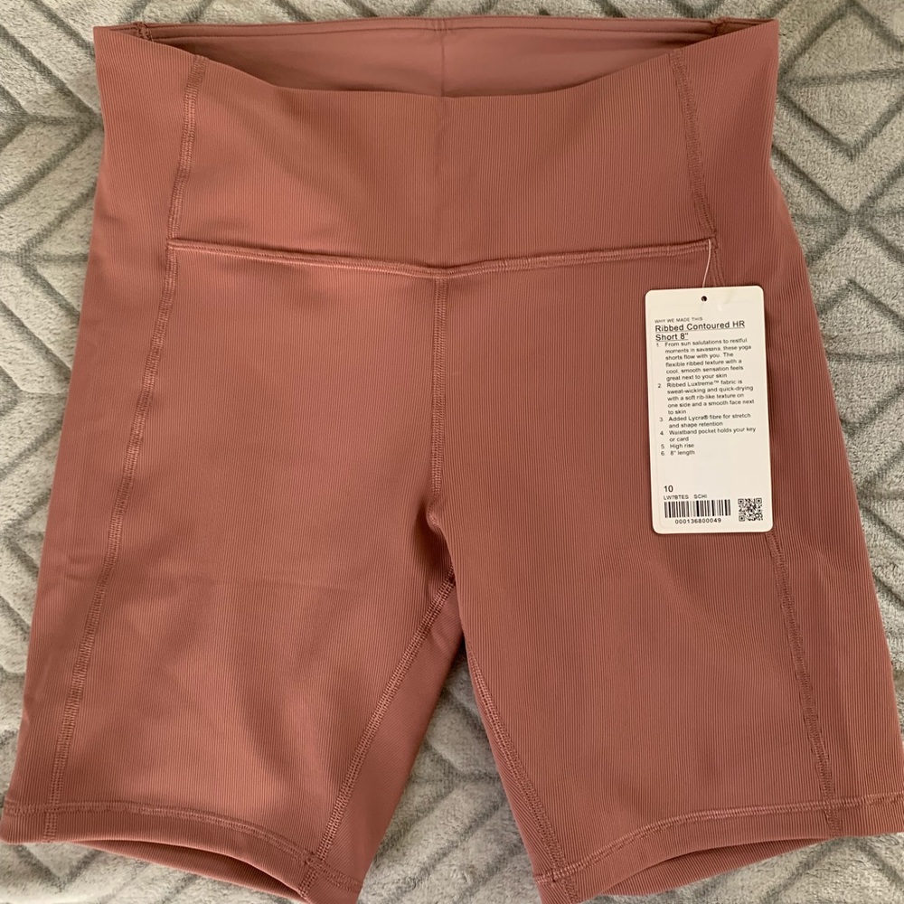 NWT Lululemon Contoured High-rise Leggings 8”
